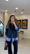 FLOW 1134 DENİM CEKET LACİVERT L