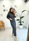 FÜME 9511 TRİKO ELBİSE 
