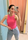 FUŞYA 3694 HALTER YAKA TSHIRT