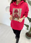 FUŞYA BASKILI SWEAT
