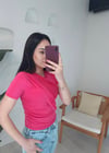FUŞYA BÜZGÜLÜ BLUZ 