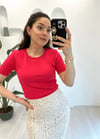 FUŞYA CROP TSHİRT 