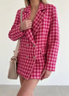 FUŞYA DÜĞMELİ BLAZER CEKET 