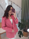 FUŞYA DÜĞMELİ BLAZER CEKET 