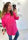 FUŞYA GOFRELİ SWEAT
