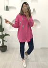 FUŞYA TAŞLI GÖMLEK