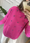 FUŞYA TAŞLI SWEAT 