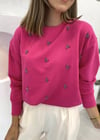 FUŞYA TAŞLI SWEAT 