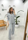 GRİ 0027 POLO YAKA TAKIM 
