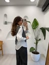 GRİ 0123 TRİKO GÖMLEK