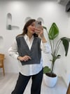 GRİ 0123 TRİKO GÖMLEK