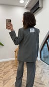 GRİ 0185 CEKET PANTOLON TAKIM
