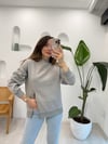 GRİ 0231 FERMUAR DETAY SWEAT 