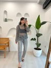 GRİ 10537 AJURLU TRİKO