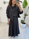 GRİ 14283 HIRKA ELBİSE TAKIM