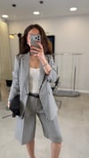 GRİ 2695 ÇİZGİLİ ŞORT 