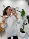 GRİ 32109 KAPÜŞONLU SWEATSHİRT