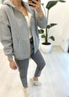 GRİ 3413 ÜÇ İPLİK HIRKA 