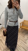 GRİ 4558 KEMERLİ HIRKA  