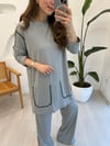 GRİ 4974 BAMBU TAKIM