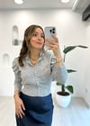 GRİ 60183 BİSİKLET YAKA FIRFIRLI KAZAK