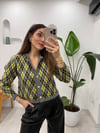 GRİ 60940 BAKLAVA DESEN HIRKA
