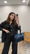 GRİ 6851 ÇIT ÇIT DETAY CEKET 