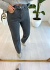 GRİ 71379 ŞEFFAF KAPLAMALI JEAN