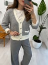 GRİ-EKRU 4422 TRİKO HIRKA 