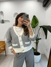 GRİ-EKRU 4422 TRİKO HIRKA 