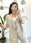 GRİ OVERSİZE CEKET PANTOLON TAKIM