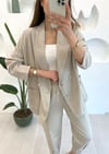 GRİ OVERSİZE CEKET PANTOLON TAKIM