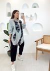 GRİ TUNİĞİ KAPÜŞONLU BAMBU 