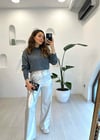 GÜMÜŞ 5017 BEL LASTİKLİ PARLAK PANTOLON