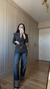 HAKİ 0774 ALTIN DÜĞMELİ BLZER CEKET 