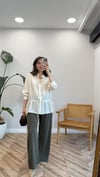 HAKİ 0858 BOL PAÇA PANTOLON