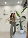 HAKİ 1635 JAKARLI PANTOLON