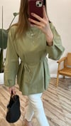 HAKİ 2968 BELDEN PİLE DETAY GÖMLEK 