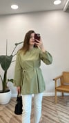 HAKİ 2968 BELDEN PİLE DETAY GÖMLEK 