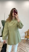 HAKİ 2968 BELDEN PİLE DETAY GÖMLEK 