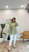 HAKİ 2968 BELDEN PİLE DETAY GÖMLEK 