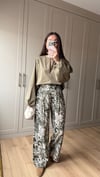 HAKİ  3243 FERMUARLI BLUZ 