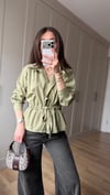 HAKİ 3391 PİLE DETAY GÖMLEK 