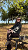 HAKİ 5502 KADİFE YAKA ÇITÇITLI KISA TRENÇ