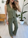 HAKİ 7156 YELEK PANTOLON TAKIM 