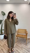 HAKİ 7217 GÖMLEK PANTOLON TAKIM 