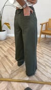 HAKİ 7556 NAKIŞ DETAY PANTOLON 