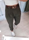 HAKİ KEMERLİ PANTOLON