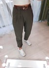 HAKİ KEMERLİ PANTOLON