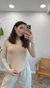 İKOLL 5370 BİSİKLET YAKA TİŞÖRT BEJ S